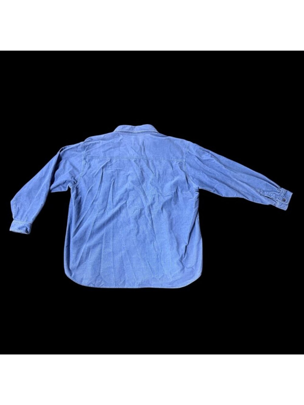 Vintage Disney Winnie The Pooh Embroidered Corduroy Shirt XL 1990s Blue Tigger - Picture 3 of 10